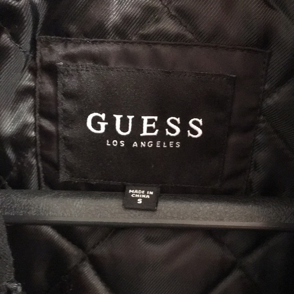 Mens GUESS Los Angeles Bomber Jacket - Picture 6 of 10